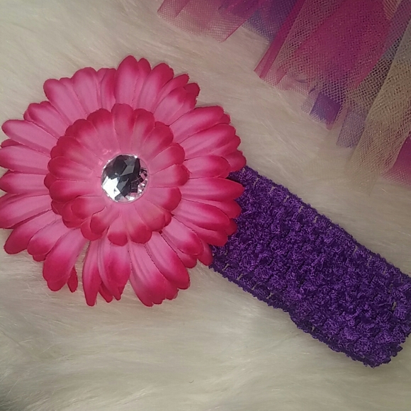 New Handmade Tutu & Headband set 😍 12-24 mth 4pc - Picture 2 of 5